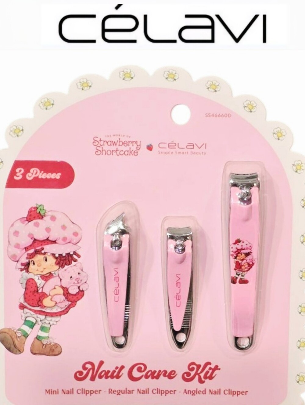 Celavi X Strawberry Shortcake Nail Care Kit